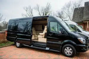 Wedding sprinter van